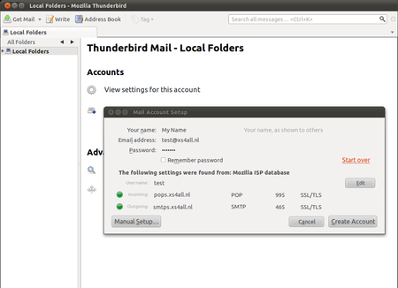 Thunderbird Install