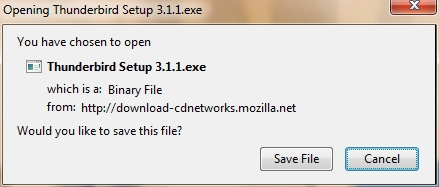 Thunderbird Install