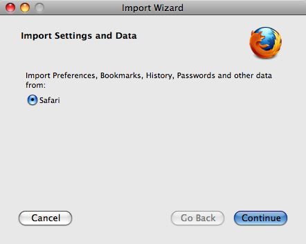 Mac OS X Firefox Install