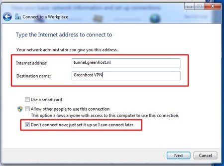 VPN on Windows