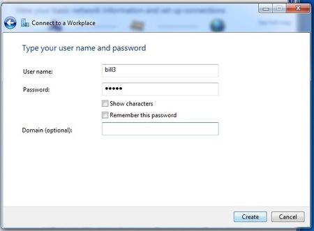 VPN on Windows