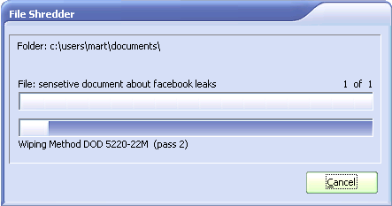 Destroying data