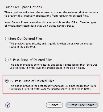 Destroying data